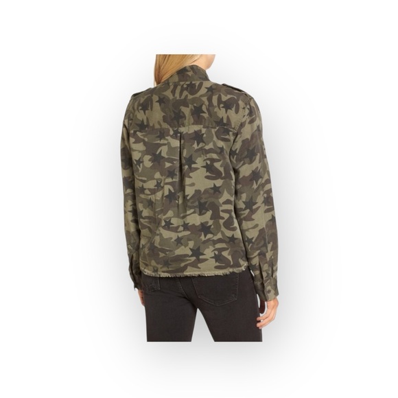 new Rails ✪ Star Camo Print Military Field Utility Jacket ✪ Army Camo Green ✪ XS - Picture 2 of 16